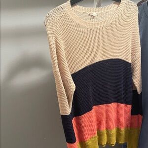 Hem & Thread Multicolor Knit Sweater